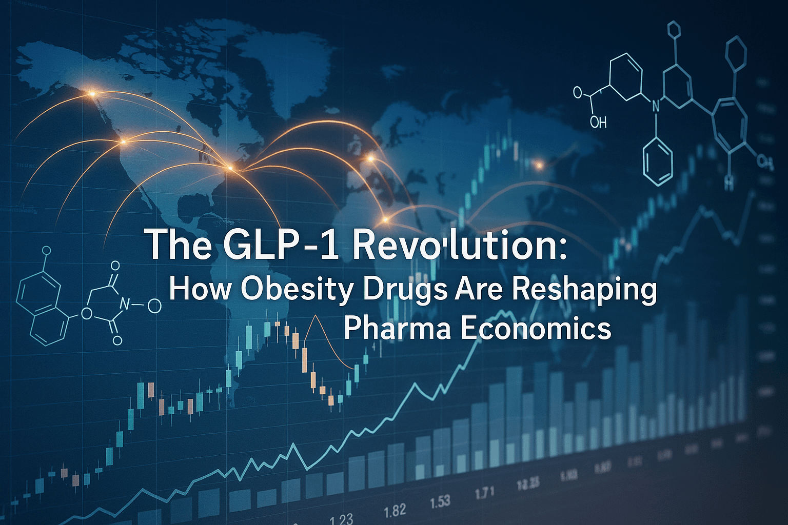 Digital charts and GLP-1 research vials